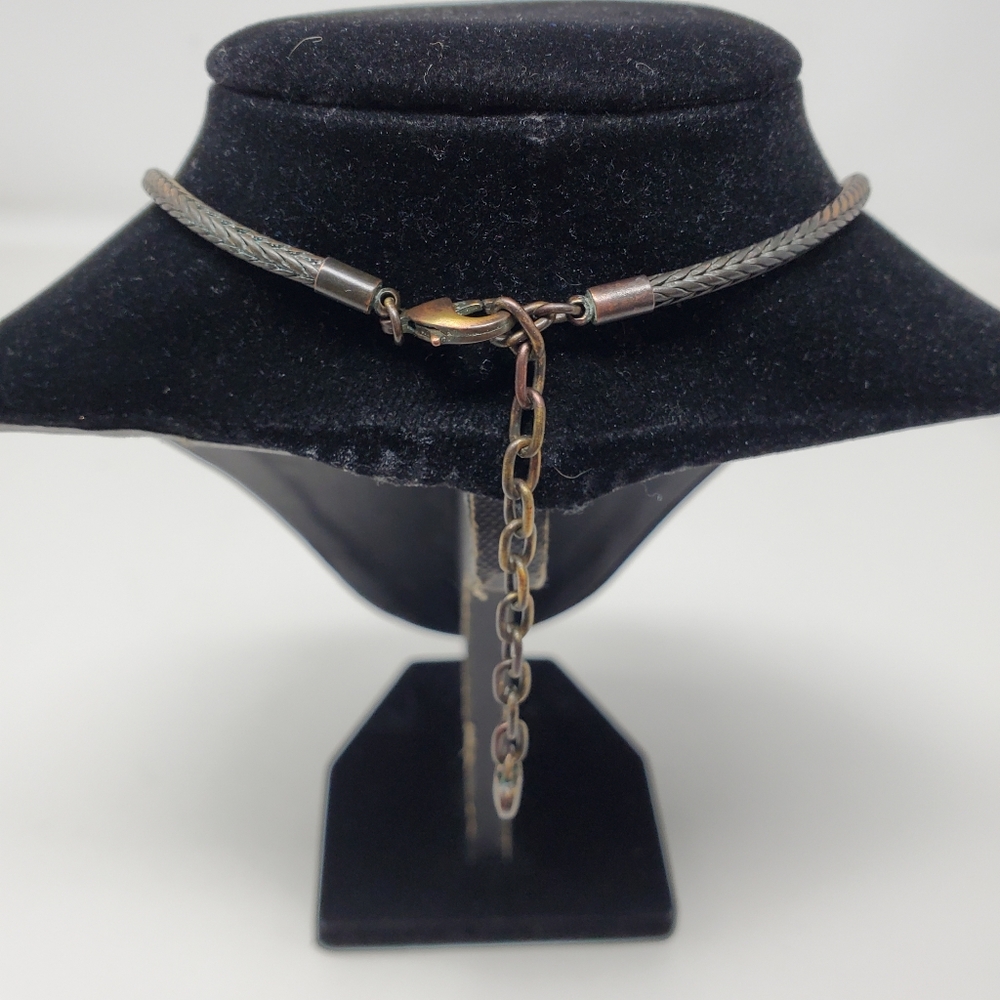 Western Charm Brown rhinestone concho necklace - Picture 2 of 6